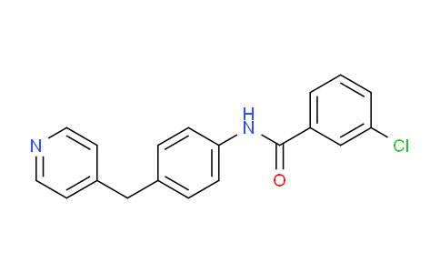 CAS No. 355384-50-8, 3-Chloro-N-(4-(pyridin-4-ylmethyl)phenyl)benzamide
