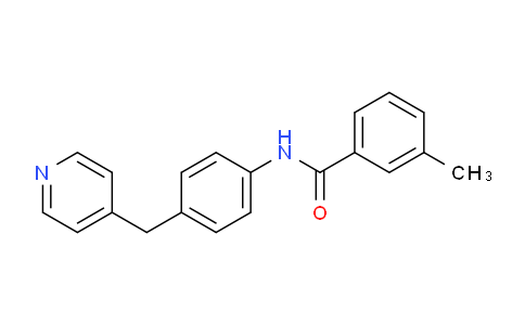 CAS No. 332152-50-8, 3-Methyl-N-(4-(pyridin-4-ylmethyl)phenyl)benzamide