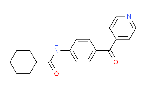 CAS No. 356084-31-6, N-(4-Isonicotinoylphenyl)cyclohexanecarboxamide