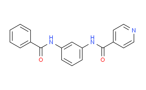 CAS No. 945160-69-0, N-(3-Benzamidophenyl)isonicotinamide