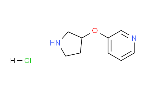 CAS No. 1219982-49-6, 3-(Pyrrolidin-3-yloxy)pyridine hydrochloride
