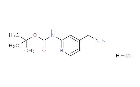 CAS No. 672324-83-3, tert-Butyl (4-(aminomethyl)pyridin-2-yl)carbamate hydrochloride