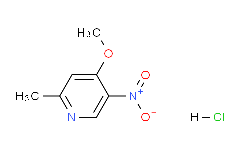 CAS No. 215589-48-3, 4-Methoxy-2-methyl-5-nitropyridine hydrochloride