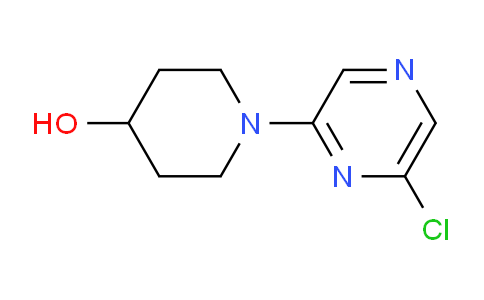 CAS No. 913282-90-3, 1-(6-Chloropyrazin-2-yl)piperidin-4-ol