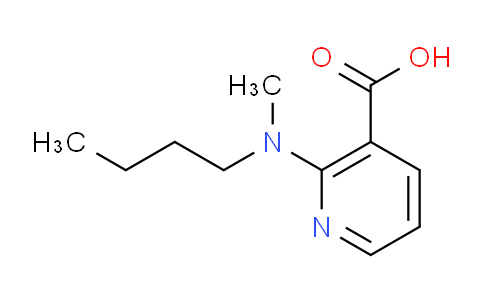CAS No. 1019465-94-1, 2-(Butyl(methyl)amino)nicotinic acid