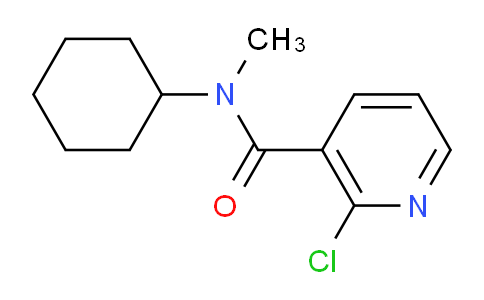 CAS No. 1016516-93-0, 2-Chloro-N-cyclohexyl-N-methylnicotinamide