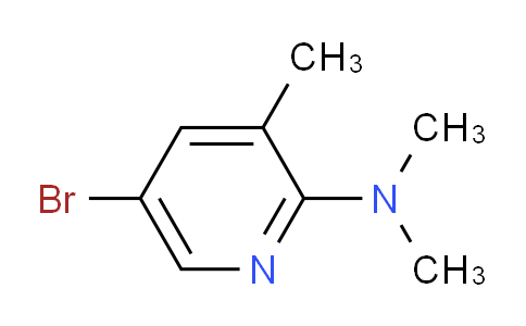 CAS No. 245765-67-7, 5-Bromo-N,N,3-trimethylpyridin-2-amine