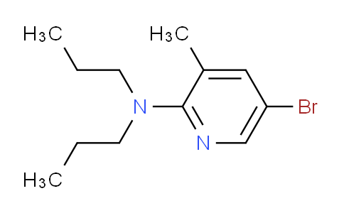 CAS No. 1220036-20-3, 5-Bromo-3-methyl-N,N-dipropylpyridin-2-amine
