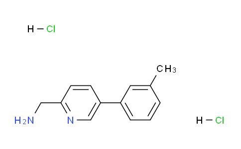 CAS No. 1956323-05-9, (5-(m-Tolyl)pyridin-2-yl)methanamine dihydrochloride