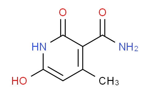 CAS No. 25708-87-6, 6-Hydroxy-4-methyl-2-oxo-1,2-dihydropyridine-3-carboxamide