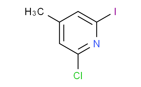 CAS No. 1261576-90-2, 2-Chloro-6-iodo-4-methylpyridine