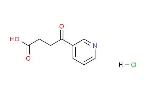 CAS No. 1956307-67-7, 4-Oxo-4-(pyridin-3-yl)butanoic acid hydrochloride