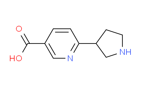 CAS No. 1260840-78-5, 6-(Pyrrolidin-3-yl)nicotinic acid