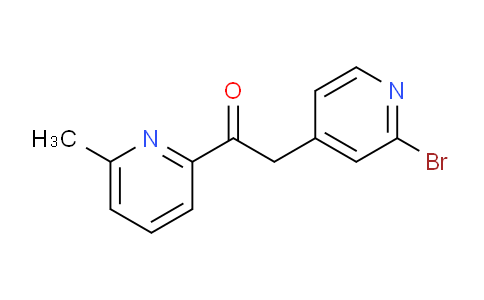CAS No. 446880-80-4, 2-(2-Bromopyridin-4-yl)-1-(6-methylpyridin-2-yl)ethanone