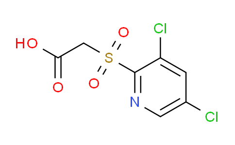 CAS No. 338962-58-6, 2-((3,5-Dichloropyridin-2-yl)sulfonyl)acetic acid