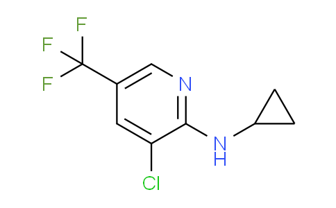 CAS No. 1031619-96-1, 3-Chloro-N-cyclopropyl-5-(trifluoromethyl)pyridin-2-amine