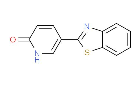 CAS No. 54628-01-2, 5-(Benzo[d]thiazol-2-yl)pyridin-2(1H)-one