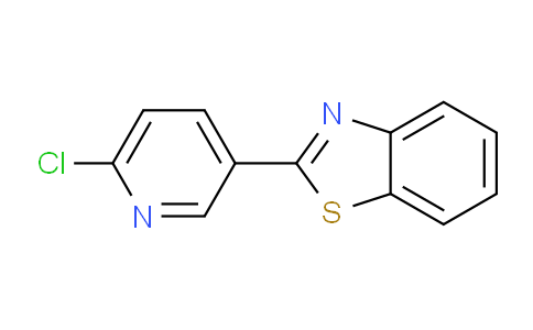CAS No. 54628-02-3, 2-(6-Chloropyridin-3-yl)benzo[d]thiazole