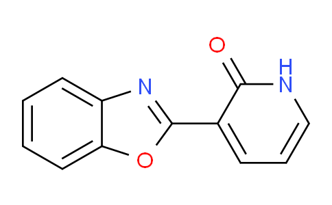 CAS No. 292140-74-0, 3-(Benzo[d]oxazol-2-yl)pyridin-2(1H)-one