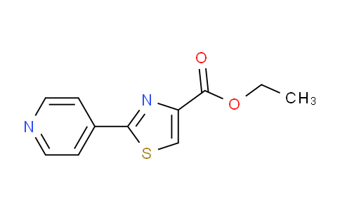 CAS No. 21278-85-3, Ethyl 2-(pyridin-4-yl)thiazole-4-carboxylate