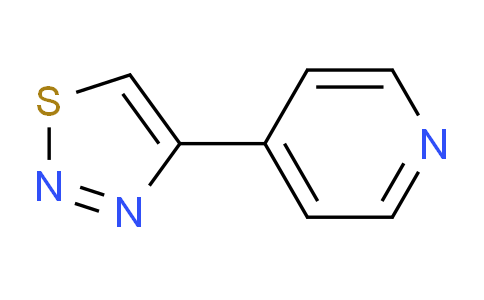 CAS No. 102253-71-4, 4-(pyridin-4-yl)-1,2,3-thiadiazole