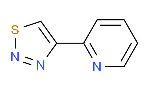 CAS No. 176037-42-6, 4-(pyridin-2-yl)-1,2,3-thiadiazole