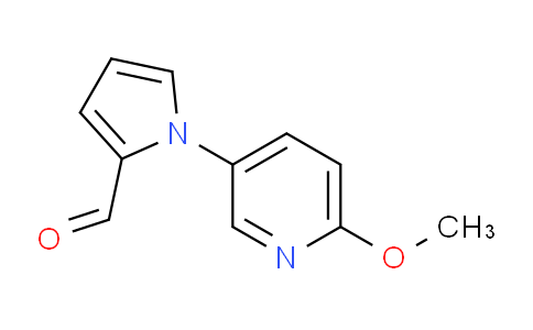 CAS No. 383135-83-9, 1-(6-Methoxy-3-pyridinyl)-1h-pyrrole-2-carbaldehyde