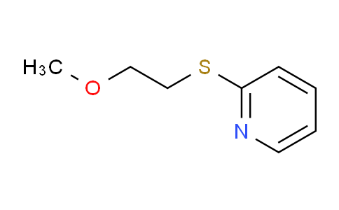 CAS No. 511305-48-9, 2-[(2-Methoxyethyl)thio]-pyridine