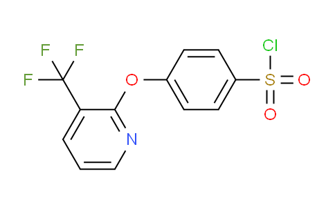 CAS No. 874839-13-1, 4-{[3-(Trifluoromethyl)pyridin-2-yl]oxy}benzenesulfonyl chloride