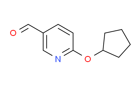 CAS No. 916792-14-8, 6-(cyclopentyloxy)nicotinaldehyde