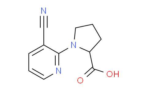 CAS No. 1103817-69-1, 1-(3-Cyanopyridin-2-yl)pyrrolidine-2-carboxylic acid