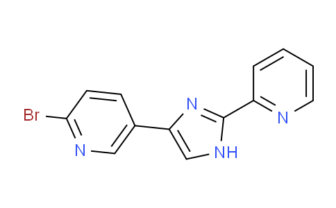 CAS No. 1201802-61-0, 2-Bromo-5-(2-(pyridin-2-yl)-1H-imidazol-4-yl)pyridine