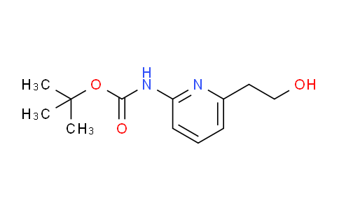CAS No. 402933-56-6, tert-Butyl (6-(2-hydroxyethyl)pyridin-2-yl)carbamate