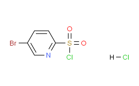 CAS No. 1150561-80-0, 5-Bromopyridine-2-sulfonyl chloride, HCl