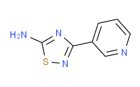 CAS No. 24219-17-8, 3-(3-Pyridinyl)-1,2,4-thiadiazol-5-amine