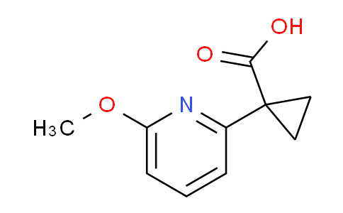 CAS No. 1060807-01-3, 1-(6-Methoxypyridin-2-yl)cyclopropanecarboxylic acid