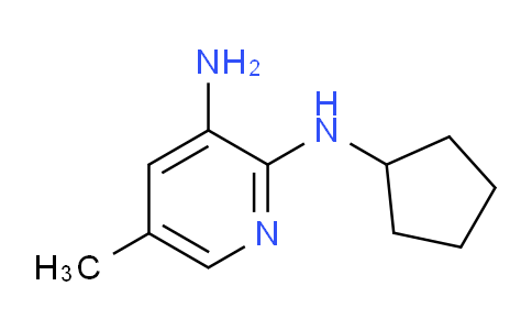 CAS No. 1216153-14-8, 2-N-Cyclopentyl-5-methylpyridine-2,3-diamine