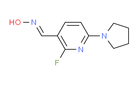CAS No. 1228670-40-3, (E)-2-Fluoro-6-(pyrrolidin-1-yl)nicotinaldehydeoxime