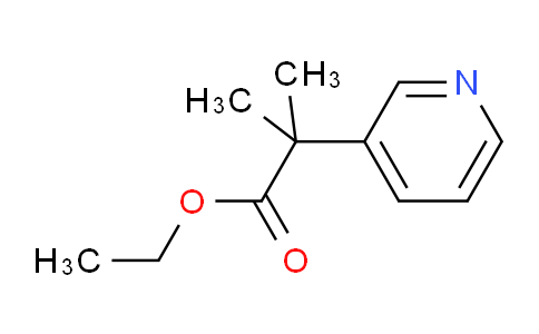 CAS No. 120690-70-2, Ethyl 2-methyl-2-(pyridin-3-yl)propanoate