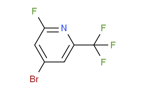 CAS No. 1227598-78-8, 4-Bromo-2-fluoro-6-(trifluoromethyl)pyridine