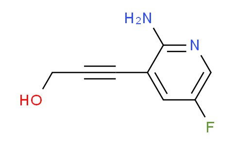 CAS No. 1228666-34-9, 3-(2-Amino-5-fluoropyridin-3-yl)prop-2-yn-1-ol