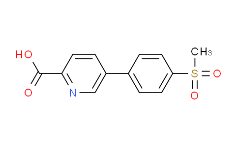 CAS No. 1242339-97-4, 5-(4-Methanesulfonylphenyl)-picolinic acid