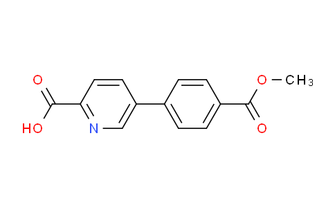 CAS No. 1242339-86-1, 5-(4-Methoxycarbonylphenyl)-picolinic acid