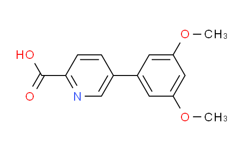 CAS No. 1242339-00-9, 5-(3,5-Dimethoxyphenyl)-picolinic acid