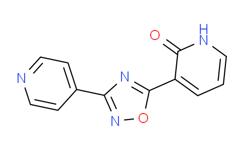 CAS No. 1239787-61-1, 3-(3-Pyridin-4-yl-1,2,4-oxadiazol-5-yl)pyridin-2(1H)-one