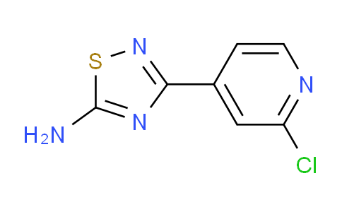 CAS No. 1236970-11-8, 3-(2-Chloropyridin-4-yl)-1,2,4-thiadiazol-5-amine