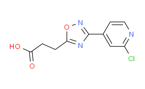 CAS No. 1255099-24-1, 3-(3-(2-Chloropyridin-4-yl)-1,2,4-oxadiazol-5-yl)propanoic acid
