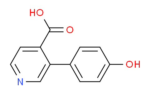 CAS No. 1258625-94-3, 3-(4-Hydroxyphenyl)isonicotinic acid