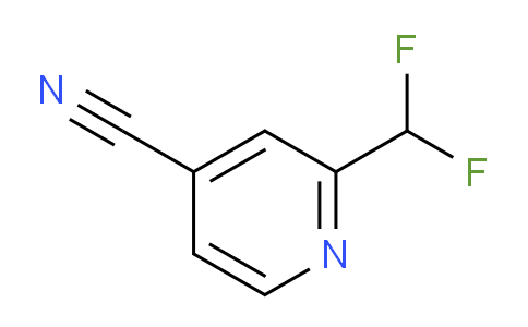 CAS No. 1211528-71-0, 2-(Difluoromethyl)isonicotinonitrile