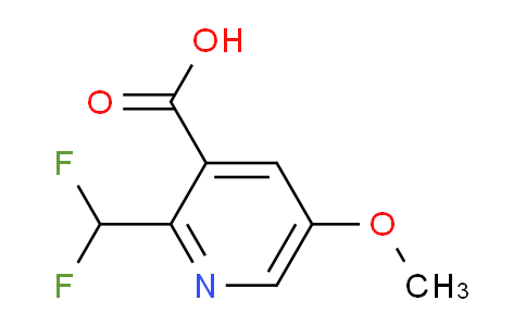 CAS No. 1256837-04-3, 2-(Difluoromethyl)-5-methoxynicotinic acid